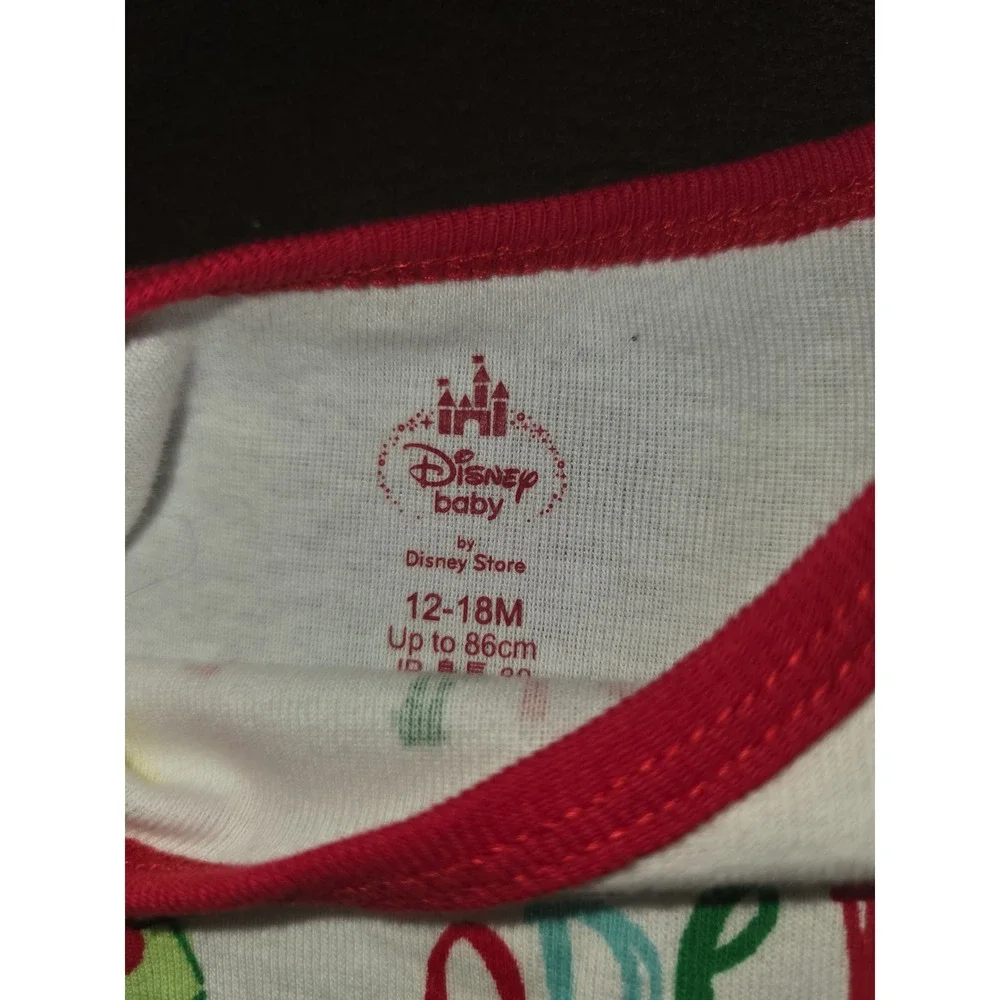 Disney baby by Disney store let's open presents holiday Christmas‎ pajamas 12 18